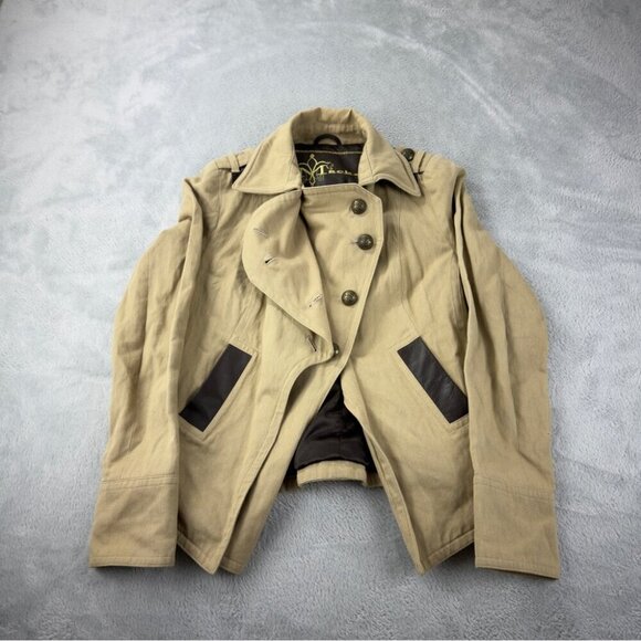 Mackage Tan Cotton Jacket Women's Size Small - Picture 1 of 16